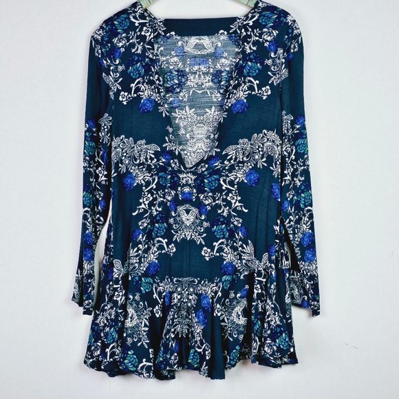 Free People Women's Smooth Talker Open Back Tunic Mini Dress, Size XS - Picture 8 of 13